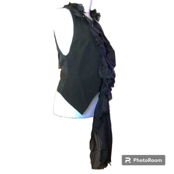 Elizabeth and James Women's Dramatic Ruffle Vest - Picture 3 of 6